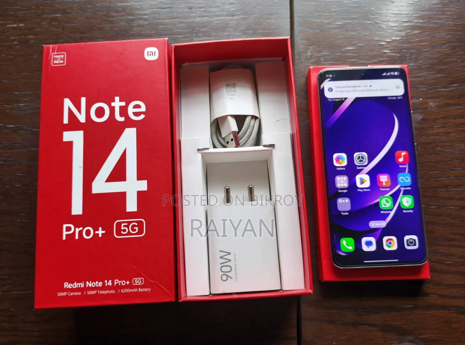 Xiaomi Redmi Note 14 Pro+ 5G 512 GB Purple