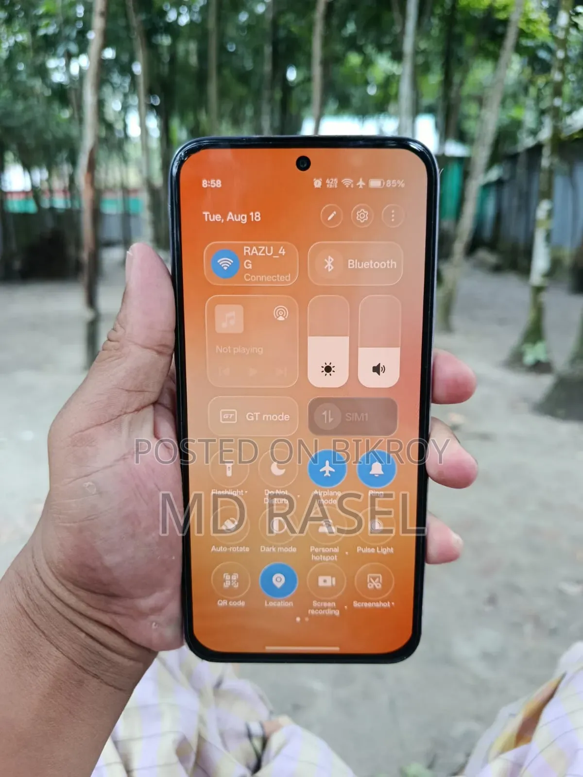 রিয়েলমি সি৮৫ প্রো ১২৮ জিবি ব্লু
