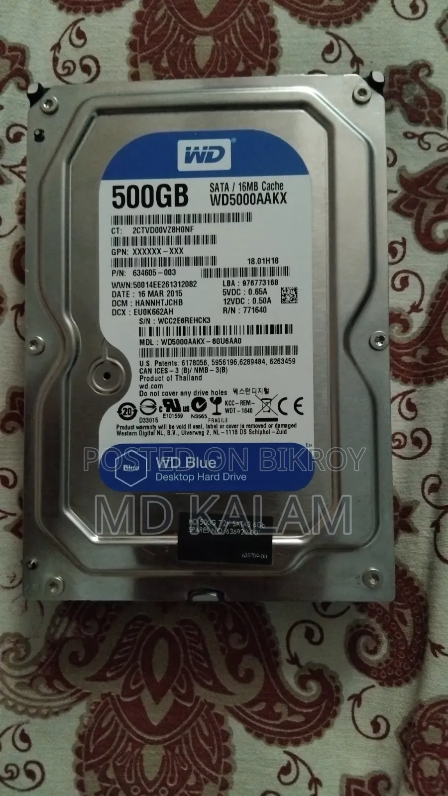 HDD Hard Disk