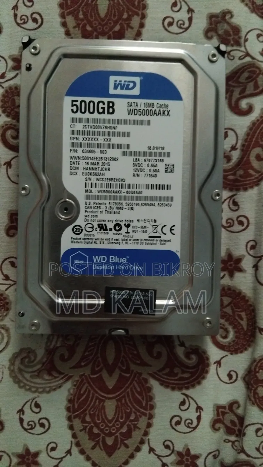 HDD Hard Disk