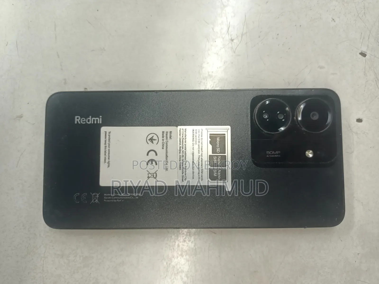 Xiaomi Redmi 13C 256 GB Black