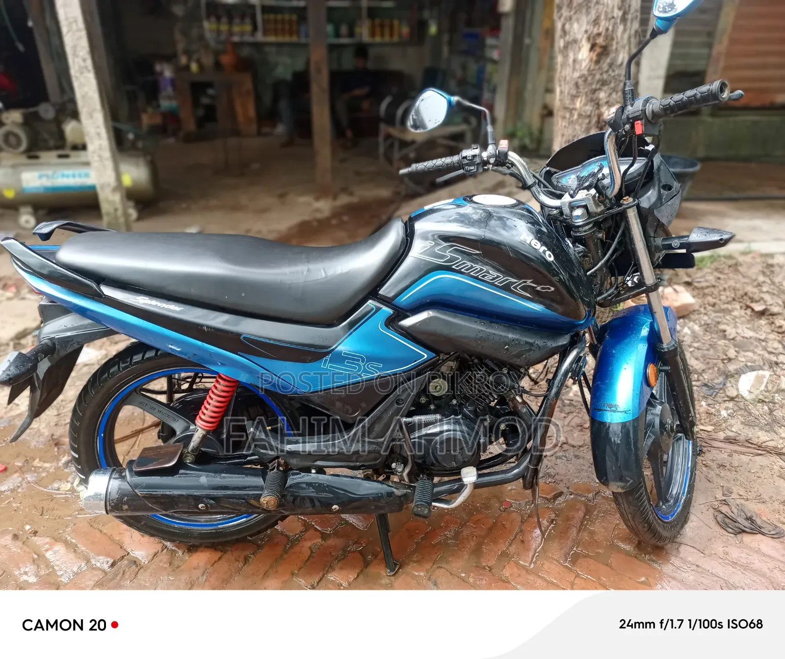 Hero Splendor iSmart 2019 Blue