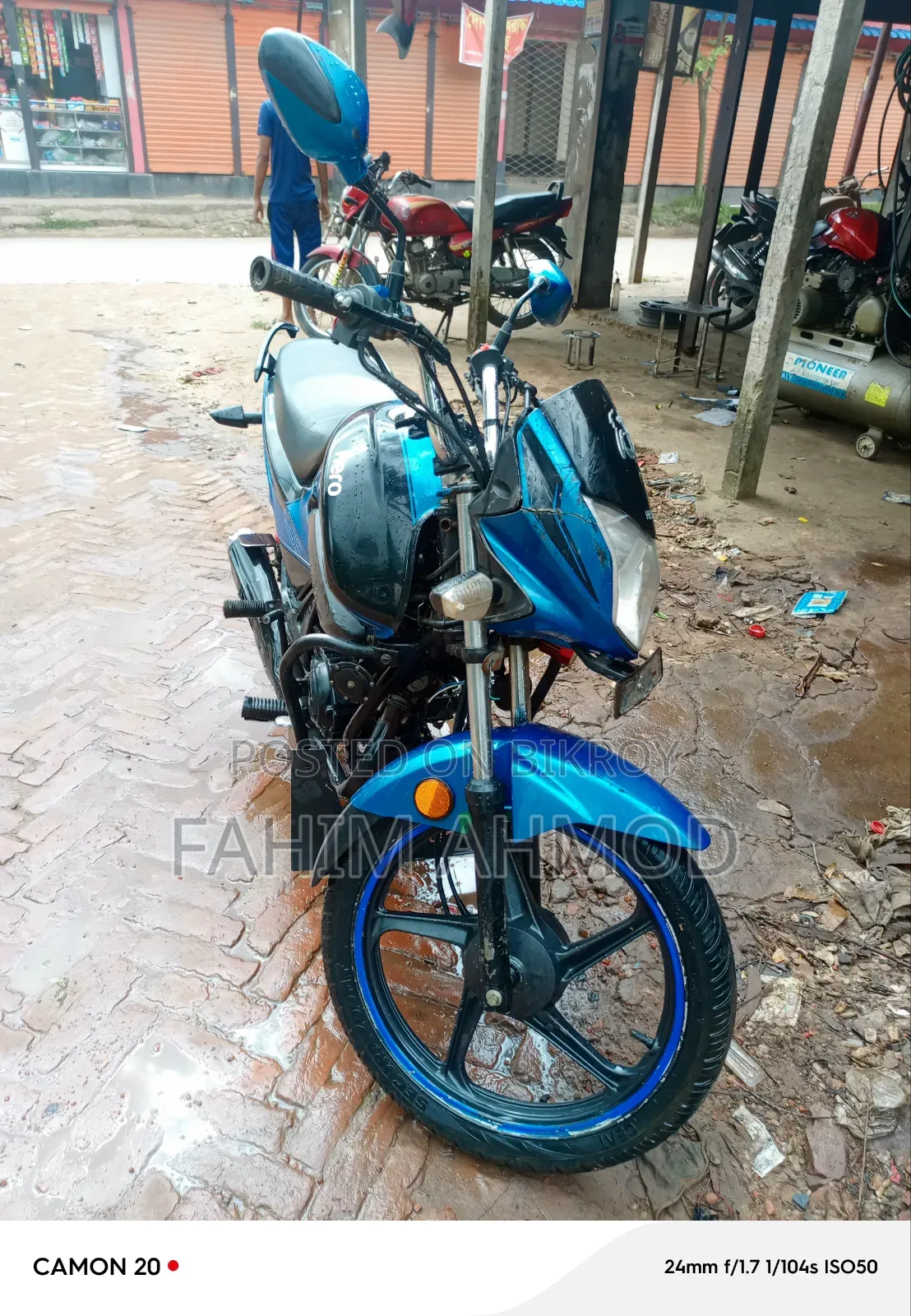 Hero Splendor iSmart 2019 Blue