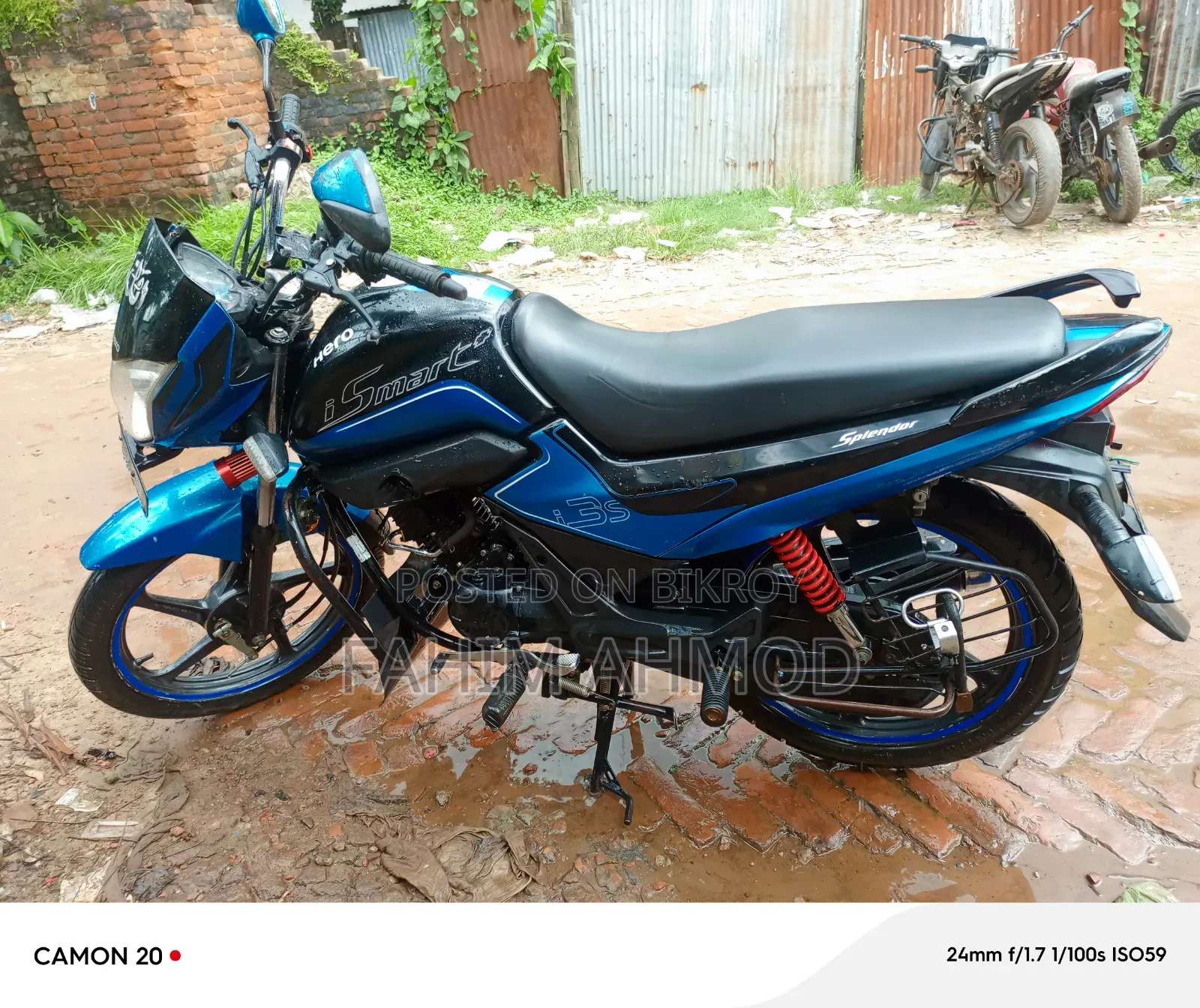 Hero Splendor iSmart 2019 Blue
