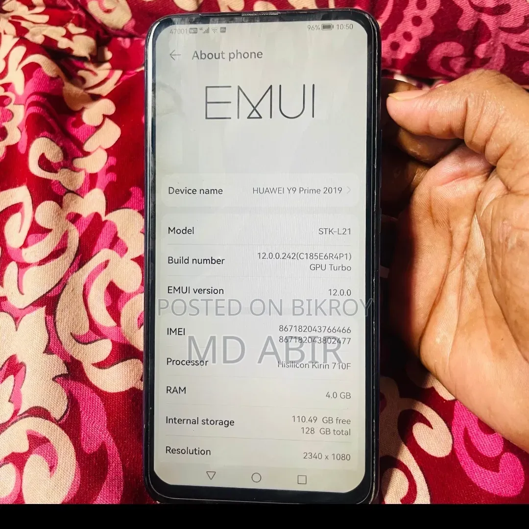 Huawei Y9 Prime 2019 128 GB Blue
