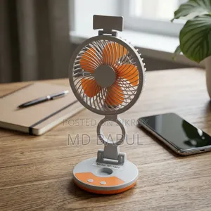 Mini Rechargeable Foldable Desktop Fan