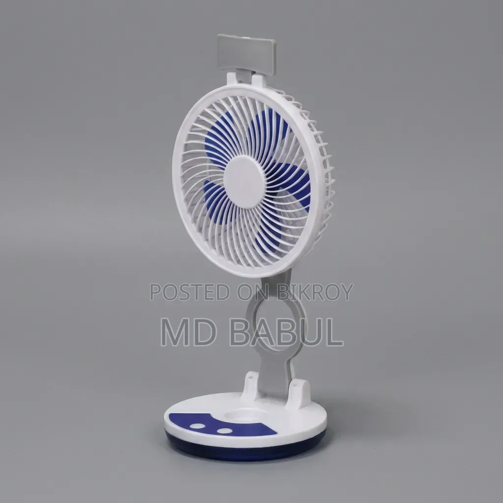 Mini Rechargeable Foldable Desktop Fan