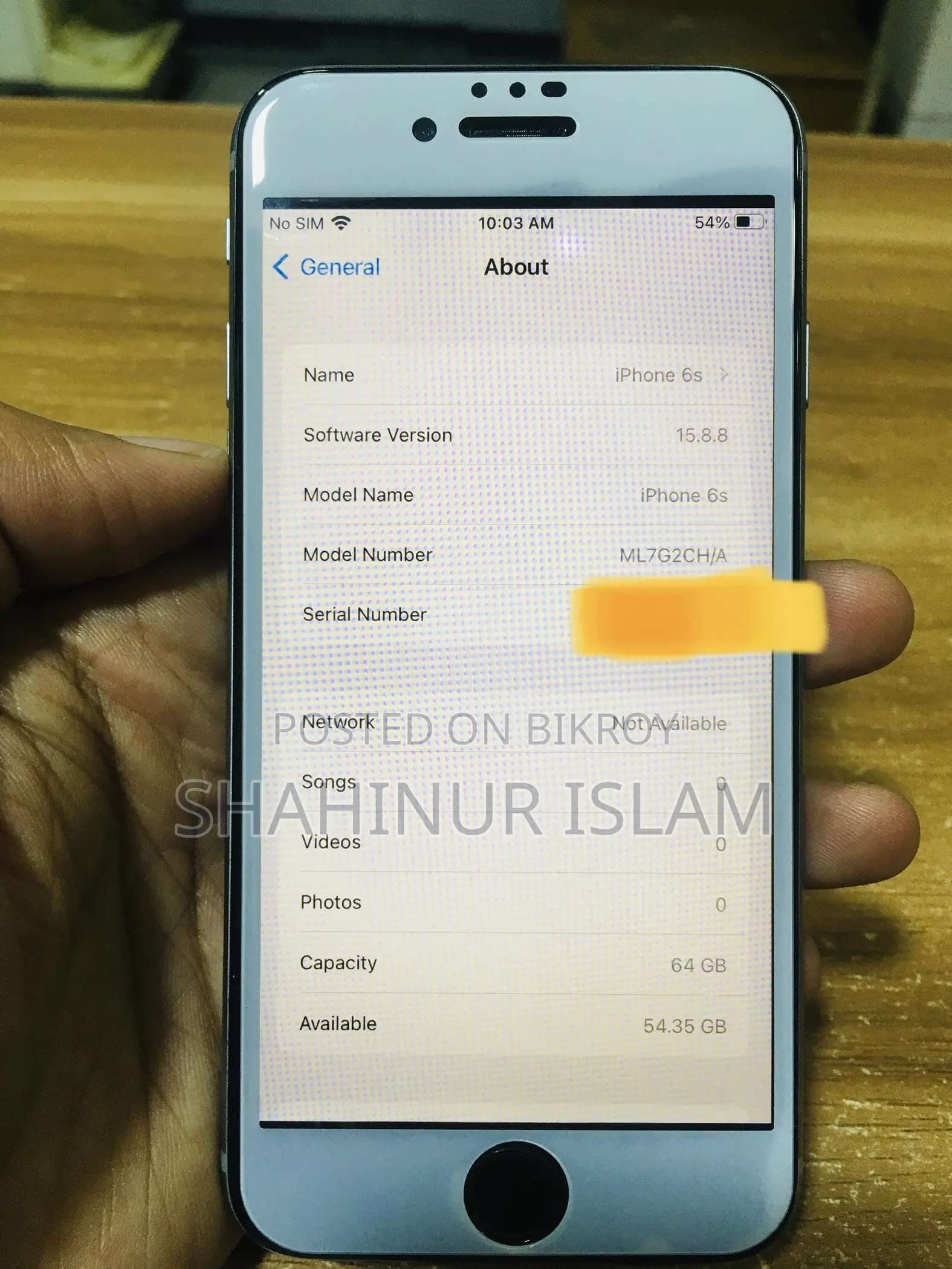 Apple iPhone 6s 64 GB Gray