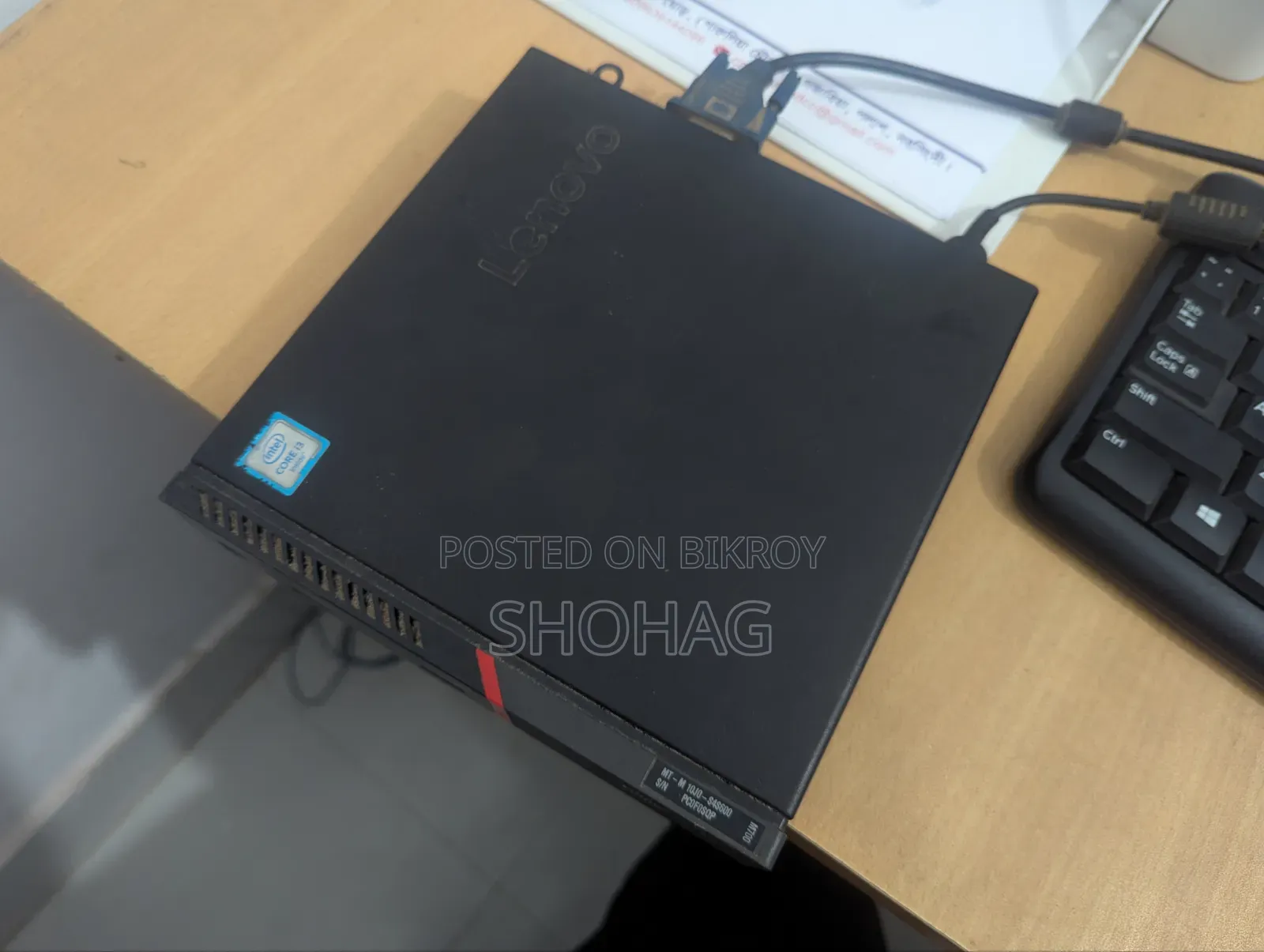 Desktop Computer Lenovo ThinkCentre M700 4GB Intel Core i3 SSD 256GB