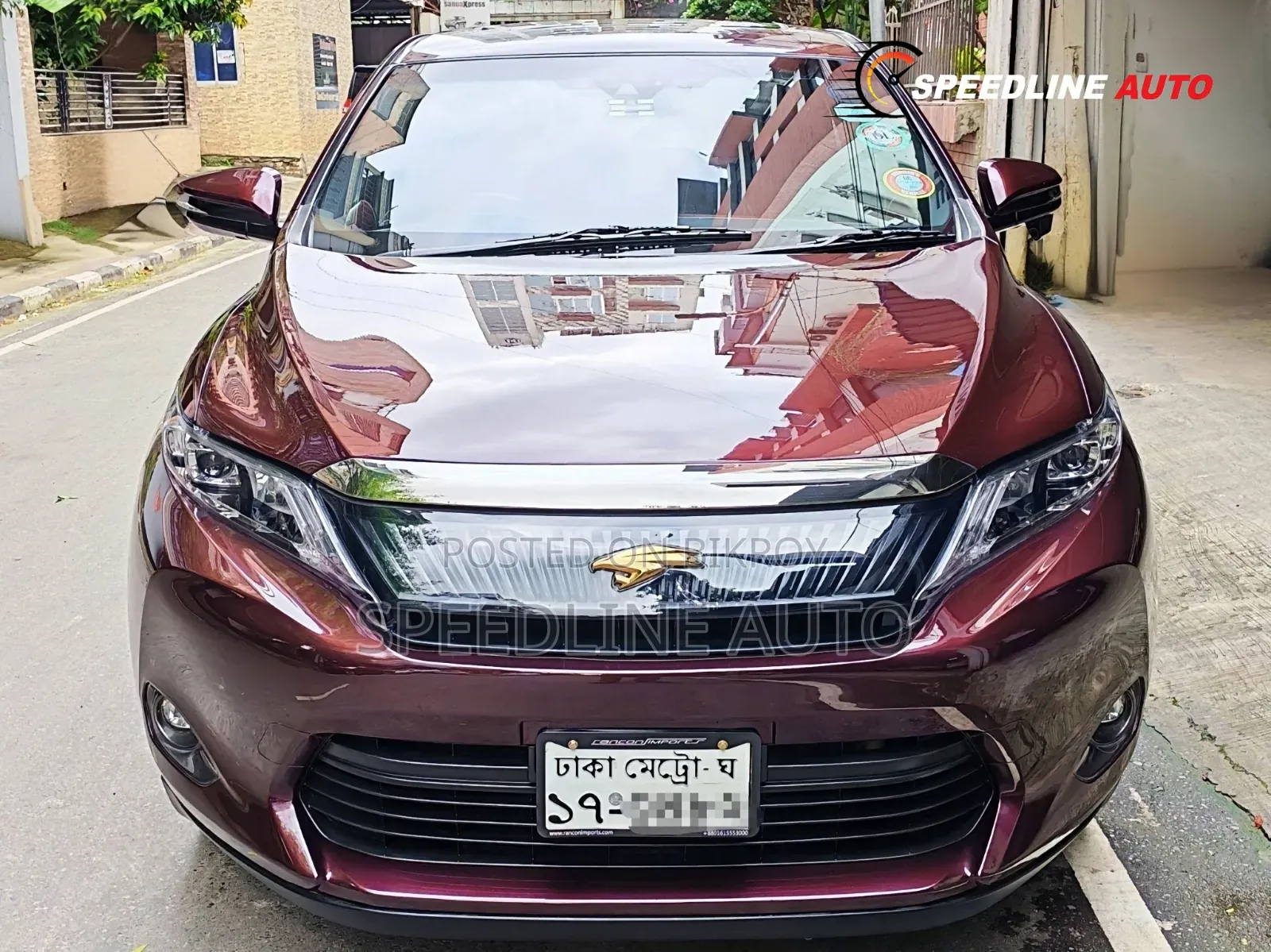 Toyota Harrier 2013 Maroon