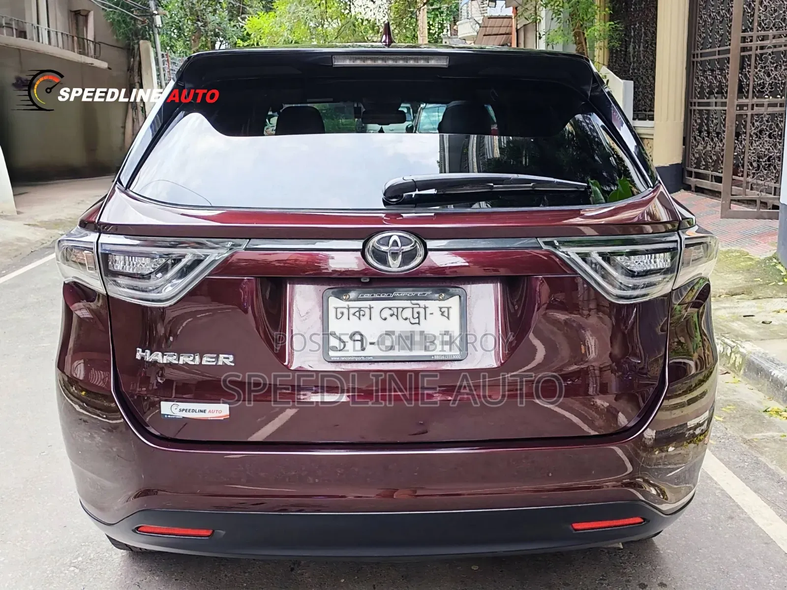 Toyota Harrier 2013 Maroon