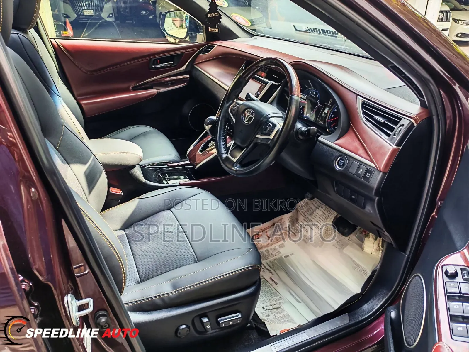 Toyota Harrier 2013 Maroon