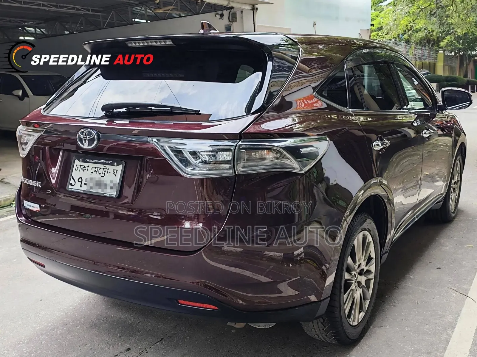 Toyota Harrier 2013 Maroon