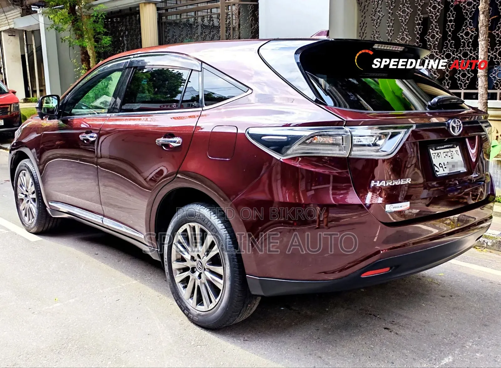 Toyota Harrier 2013 Maroon