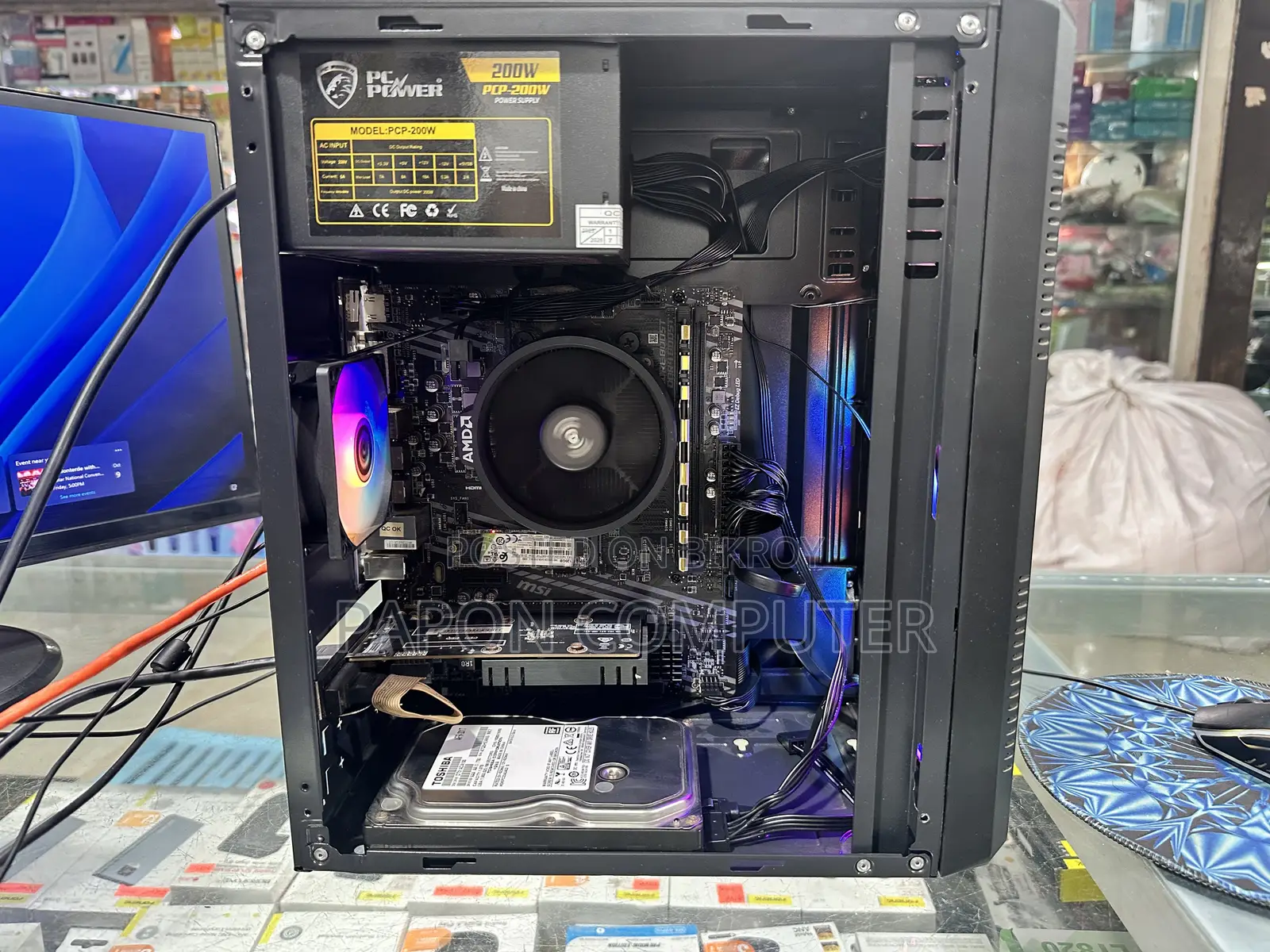 Desktop Computer 8GB AMD Ryzen 5 HDD+SSD 1T