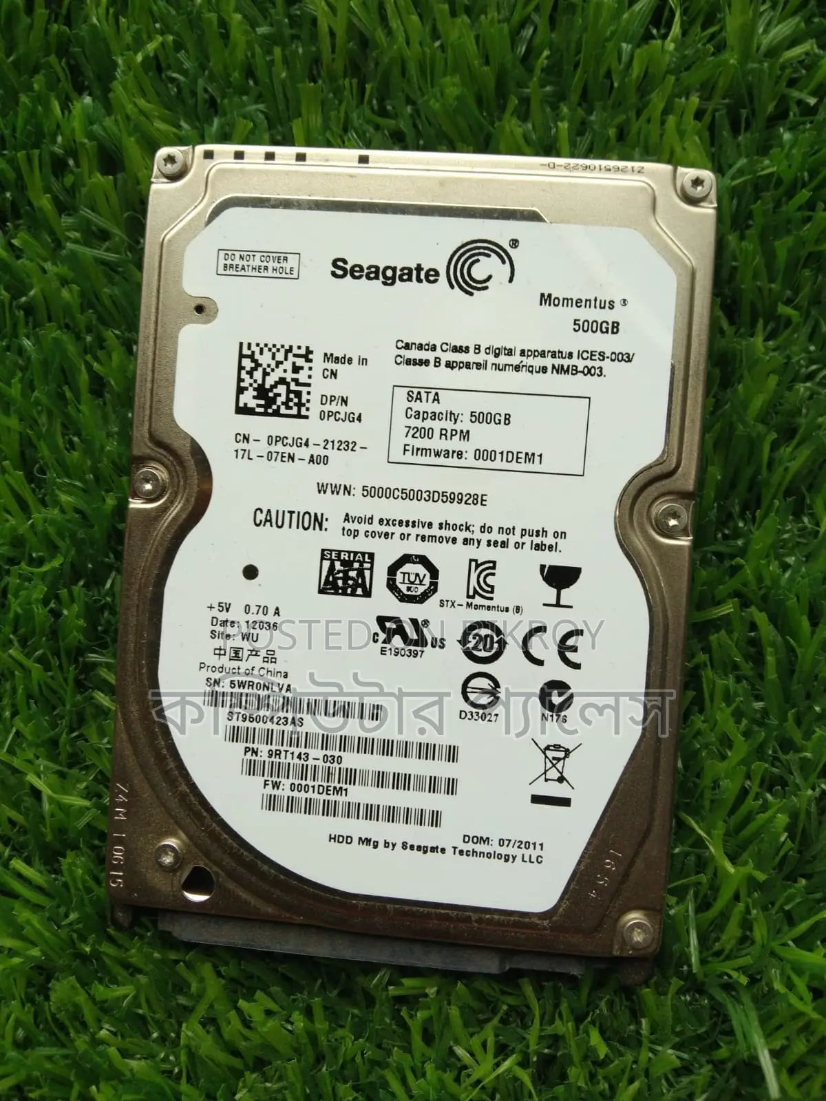 Laptop Hard Disk 1000 GB Full Fresh