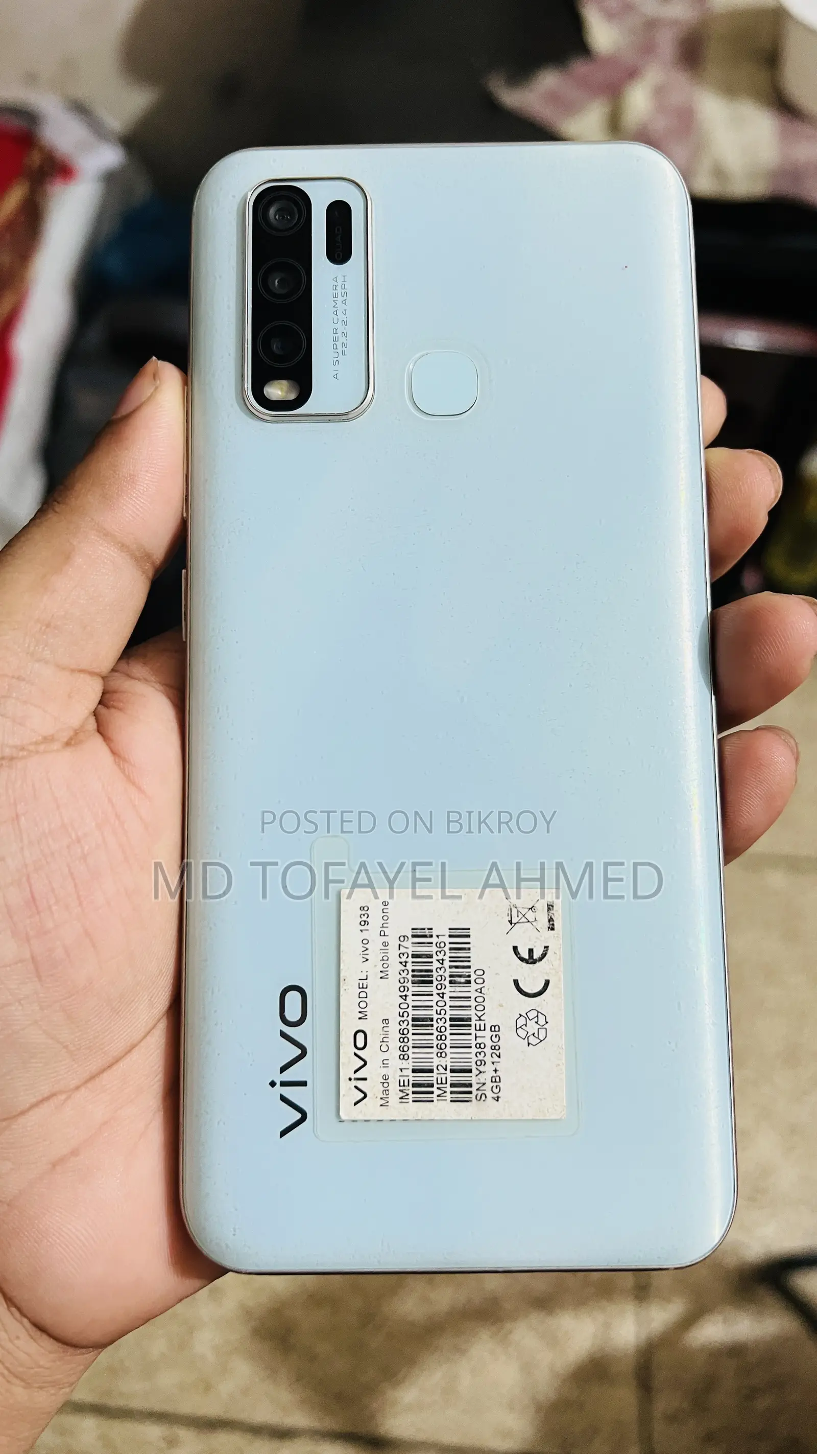 Vivo Y30 128 GB White