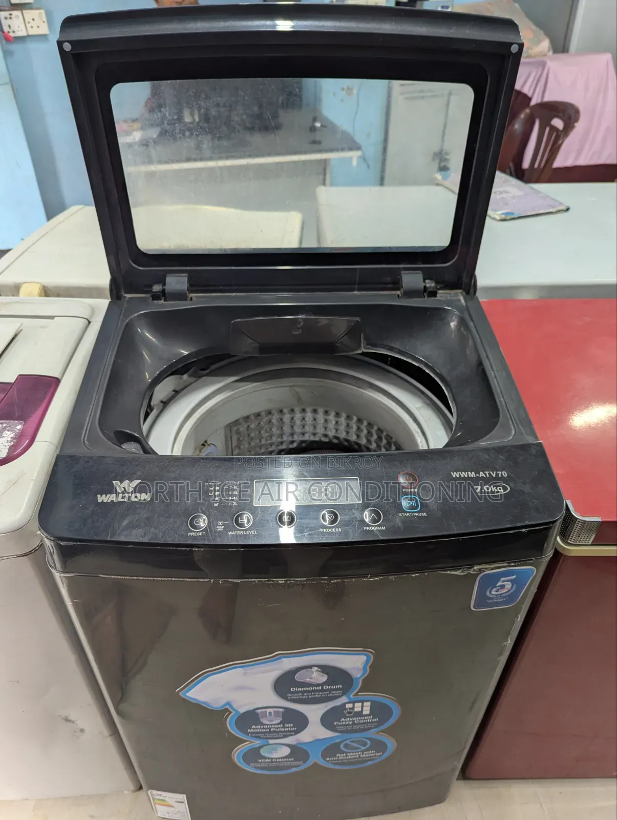 Walton Toploading Washing-Machine 7kg.
