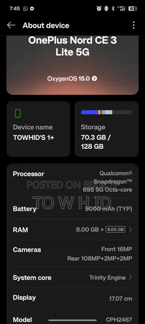 OnePlus Nord CE 5G 128 GB Green