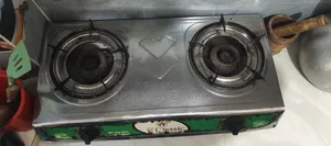 A Double-Burner Gas Stove