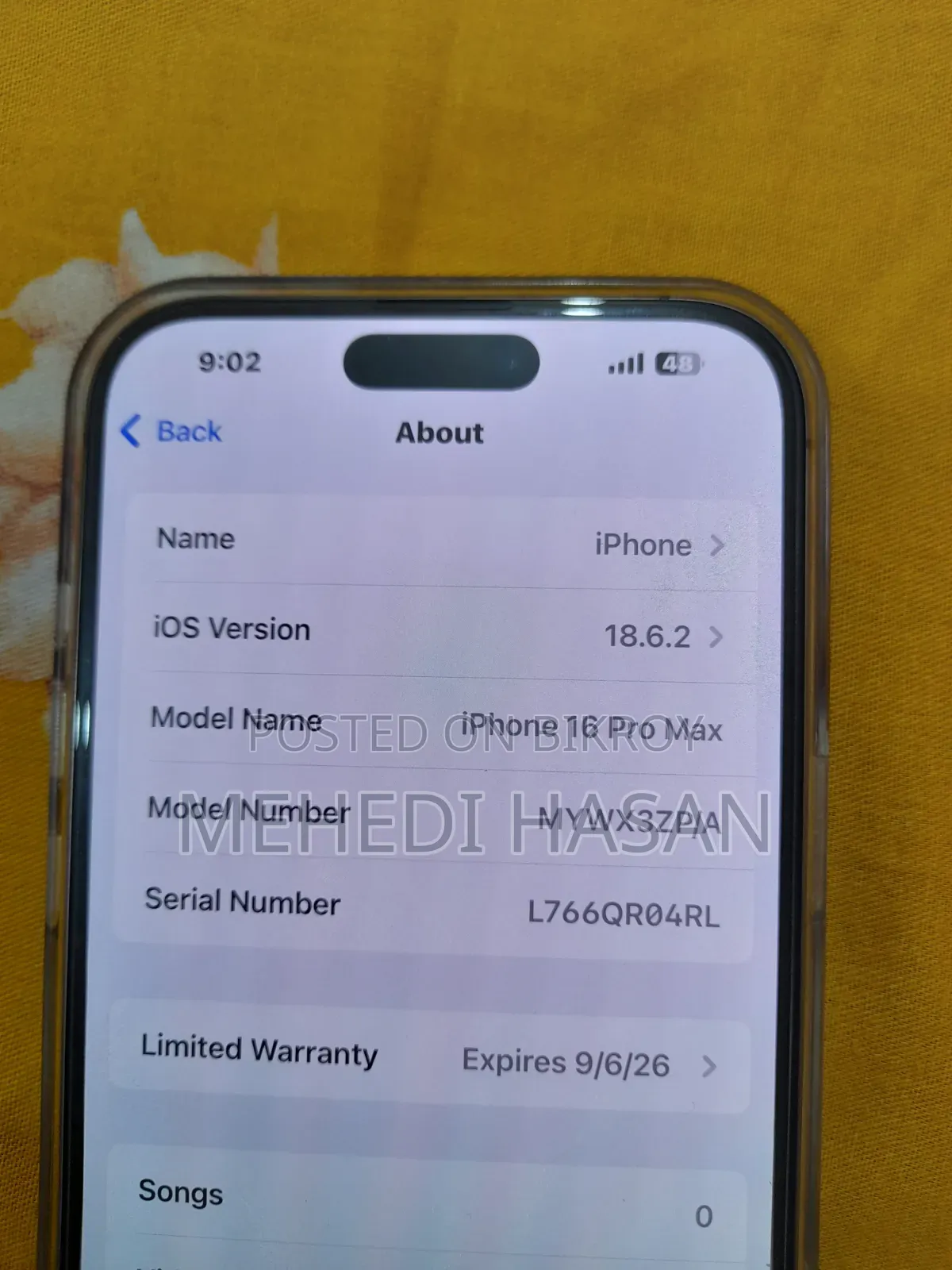 Apple iPhone 16 Pro Max 256 GB Gold