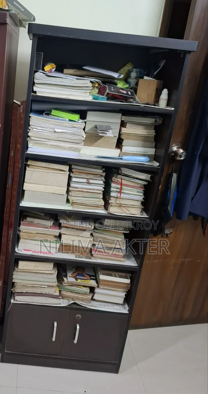 ২টি পারটেক্স আলমারি,১টি বুক সেল্ফ