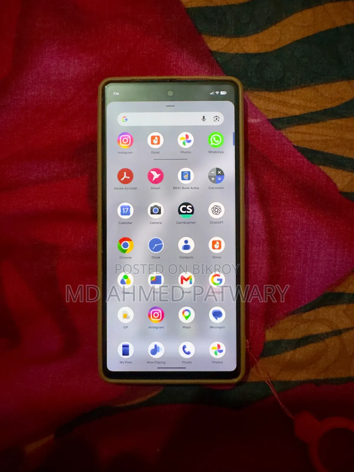 গুগল পিক্সেল ৭ ১২৮ জিবি ব্ল্যাক