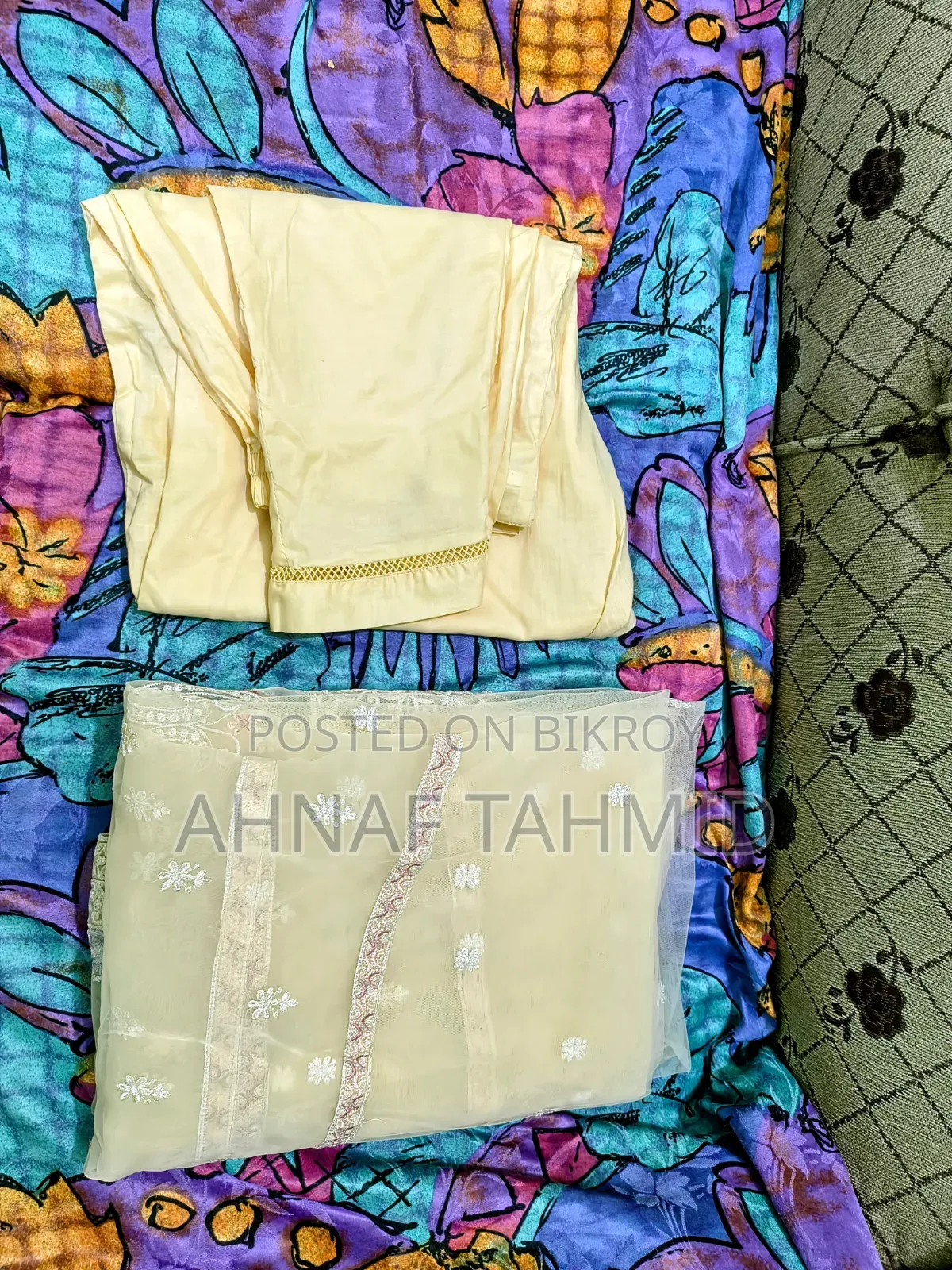 ও্যাসিস আউটফিট সদাবাহার অর্গানজা ৩ পিস