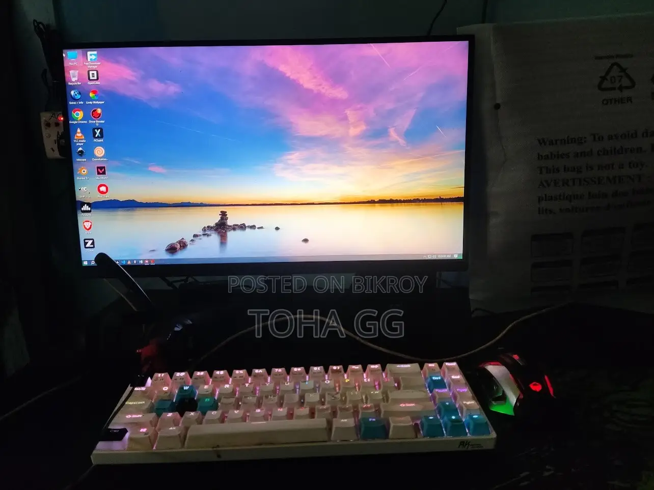 Desktop Computer 8GB AMD Ryzen 5 SSD 128GB