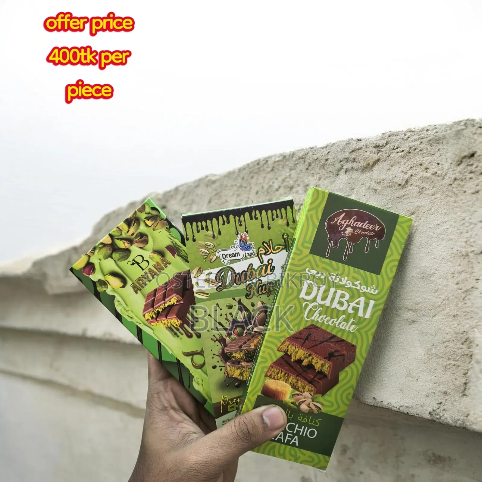 Dubai Kunafa Chocolate