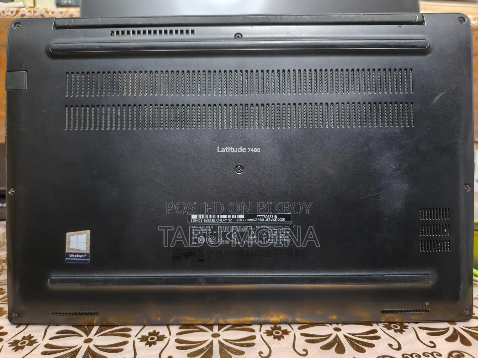 ল্যাপটপ Dell Latitude 7480 8GB Intel Core I5 SSD 256GB