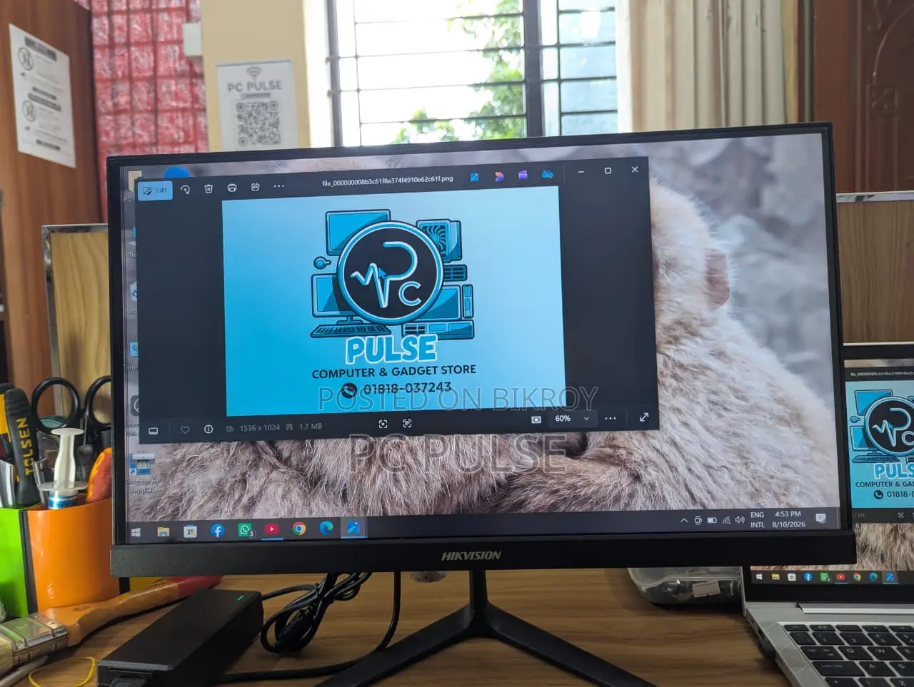 হিকভিশন ২২" ফুল এইচডি বর্ডারলেস মনিটর