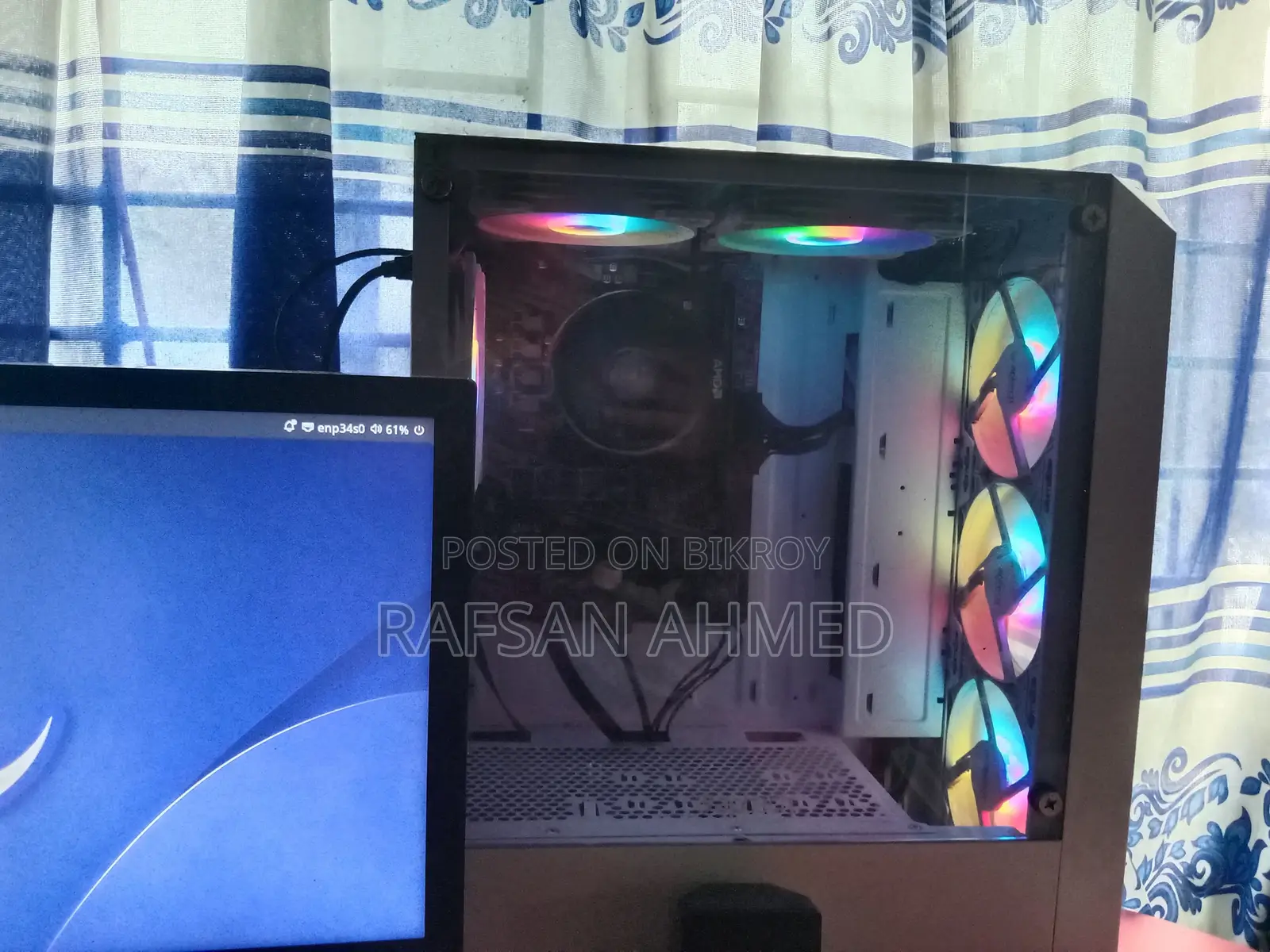 Desktop Computer Msi Infinite X 8gb Amd Ryzen 3 SSD 128gb
