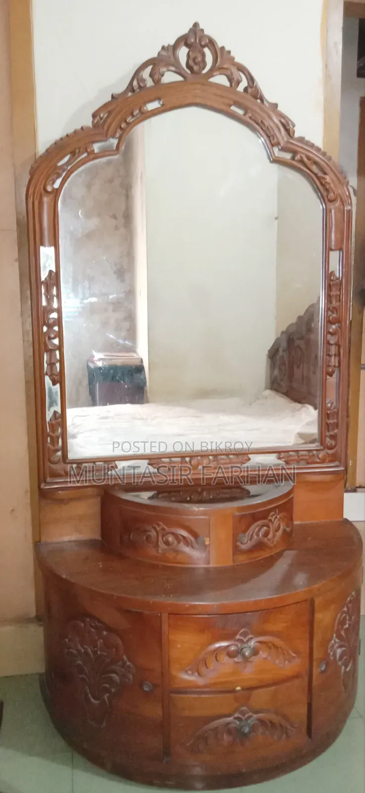 সেগুন কাঠের ড্রেসিং টেবিল / Dressing Table