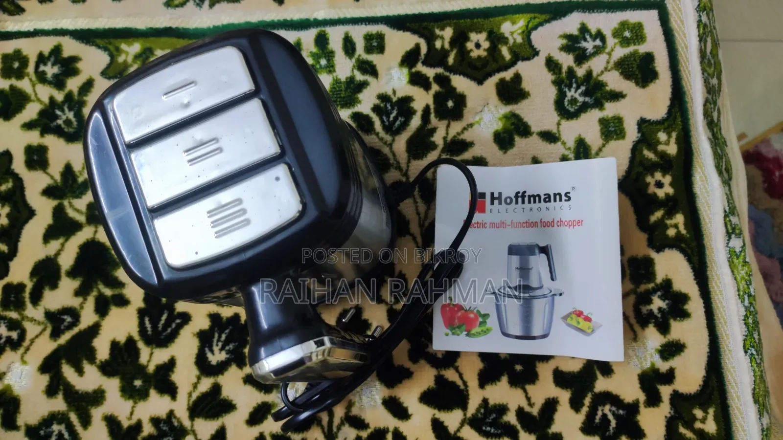 Hoffmans HM-8832 Multi Function Food Chopper