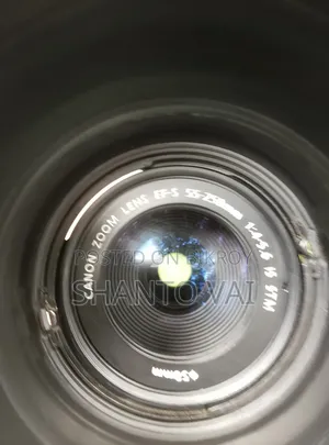 Canon 700D Camera + Zoom Lens 55-250 Mm