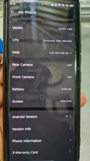 Tecno Pova 5G 128 GB Silver