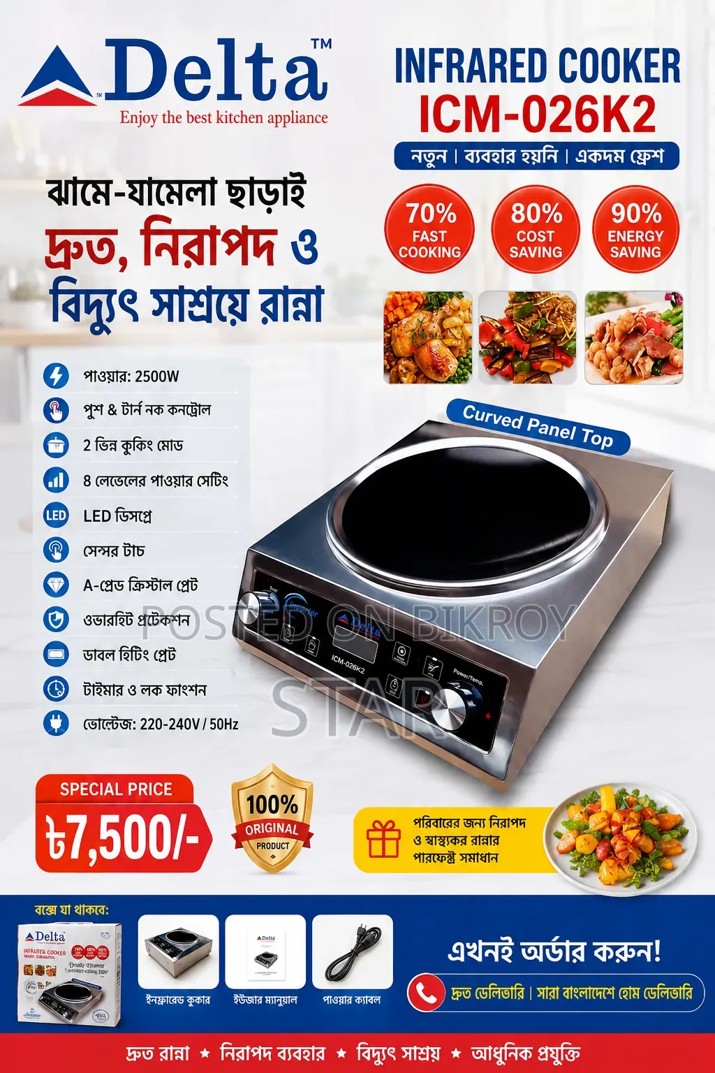 New Delta Infrared Cooker – ICM-026K2