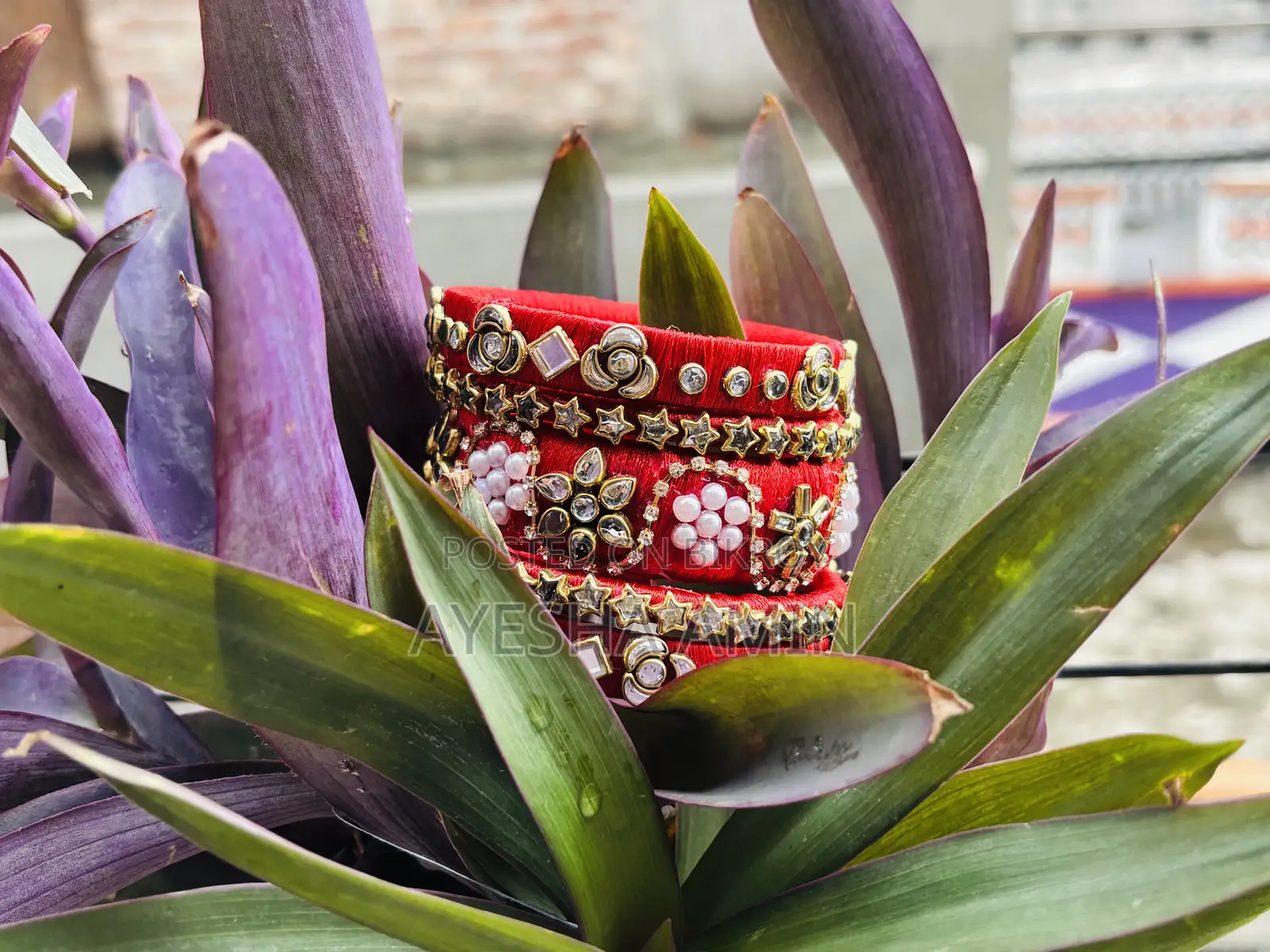 Kundon Silk Thread Bangles Set
