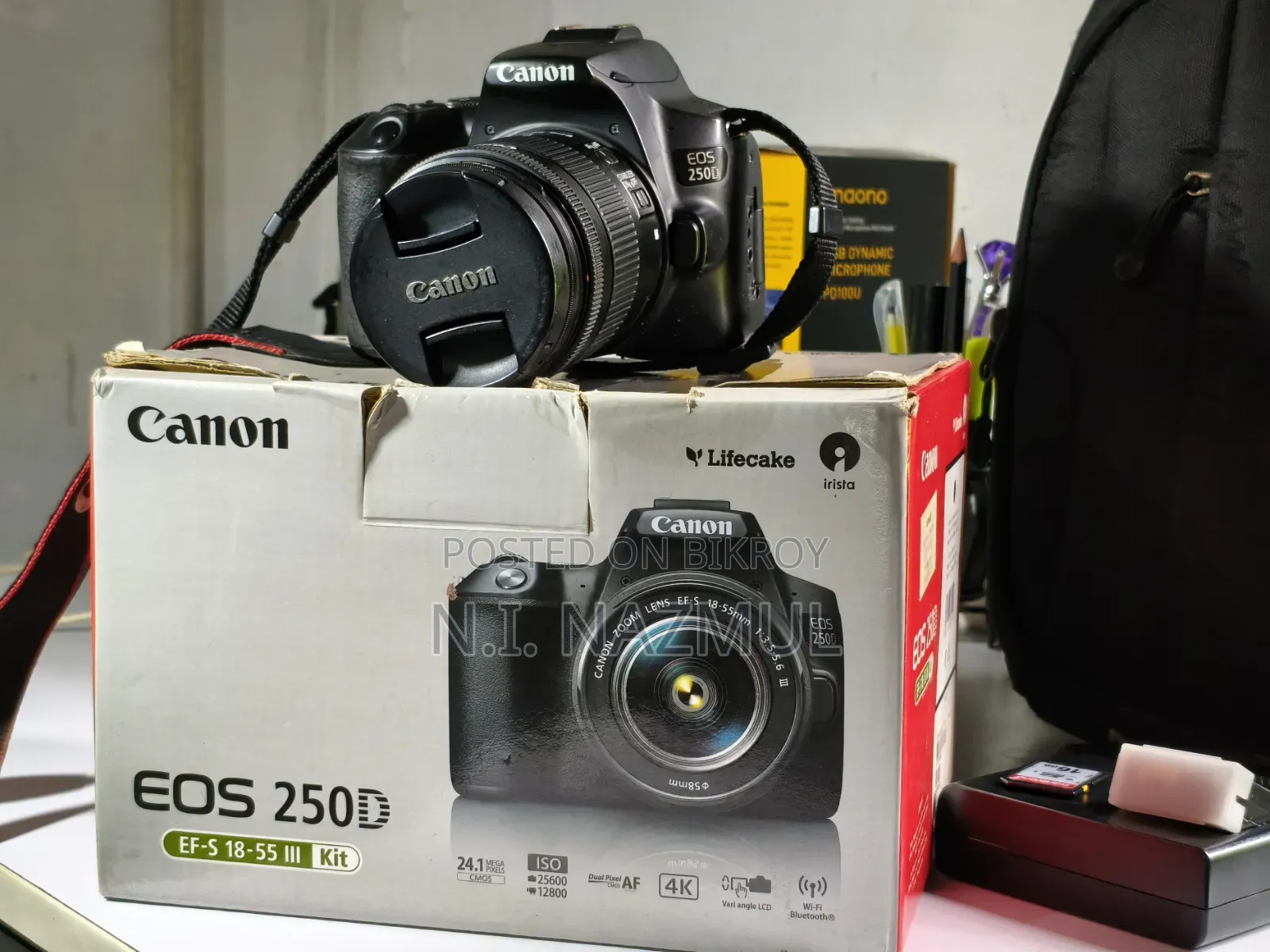 Canon EOS 250D Rebel SL3 DSLR Camera