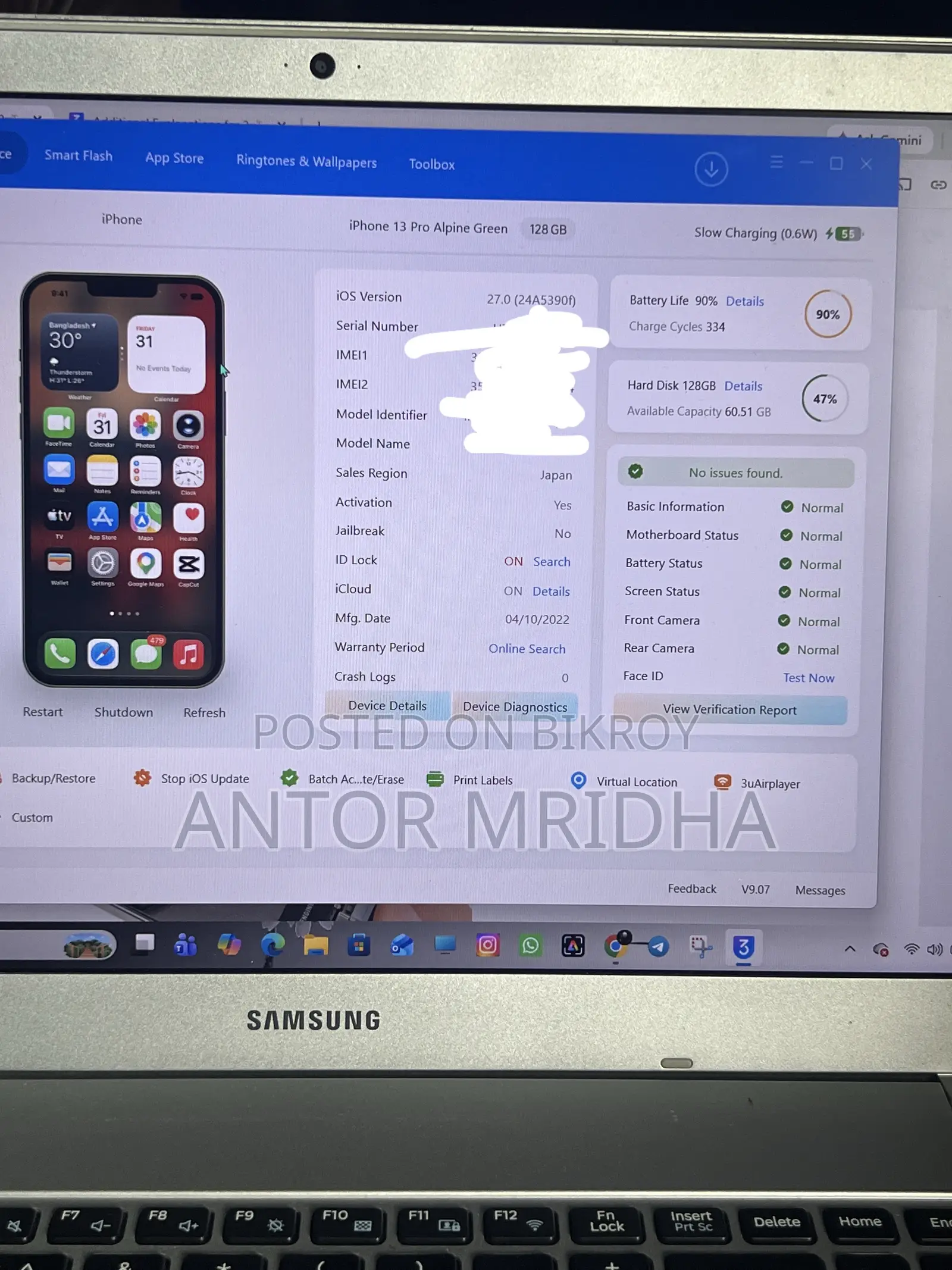 Apple iPhone 13 Pro 128 GB Green