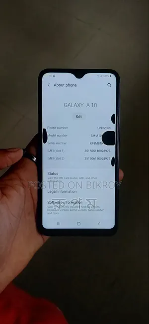 Samsung A10 32 GB Blue