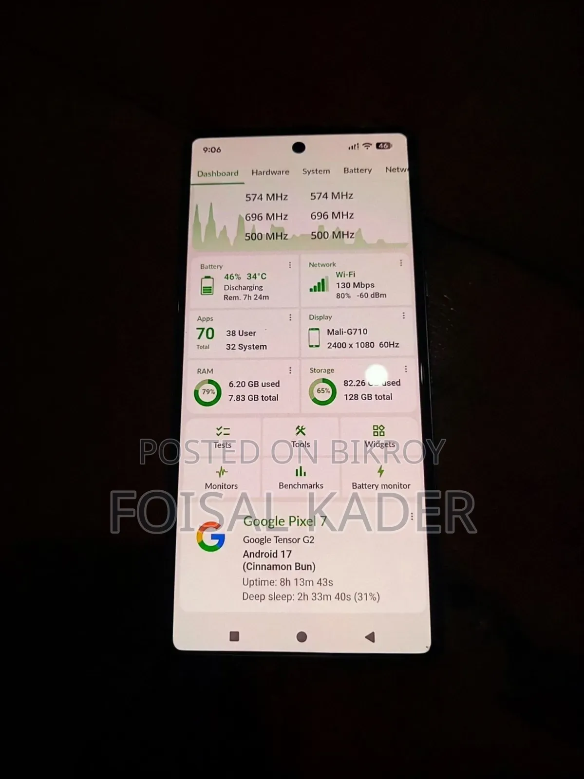 Google Pixel 7 128 GB Black
