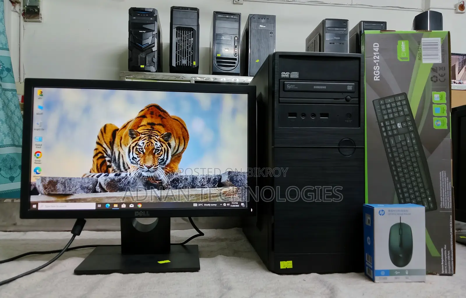 Desktop Computer 4GB RAM Intel Core i3 500GB HDD