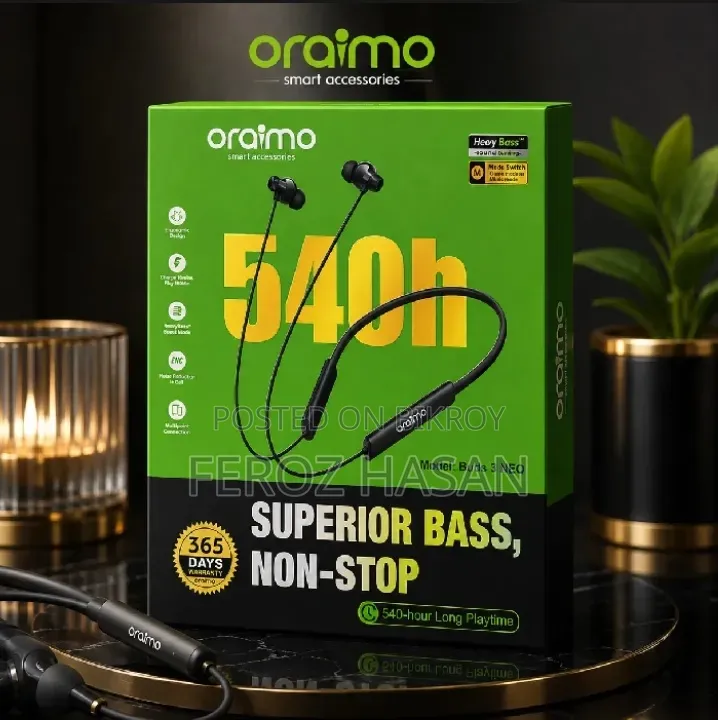 Oraimo Neckband 540 Hour