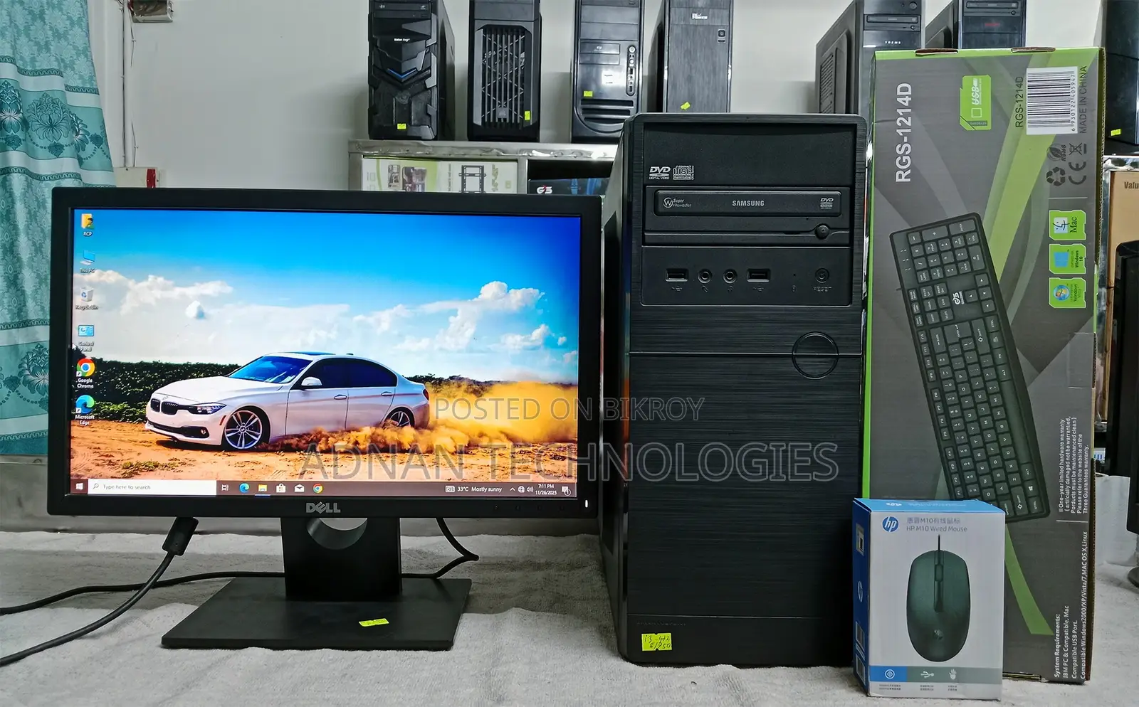 Desktop Computer 4GB RAM Intel Core i3 500GB HDD