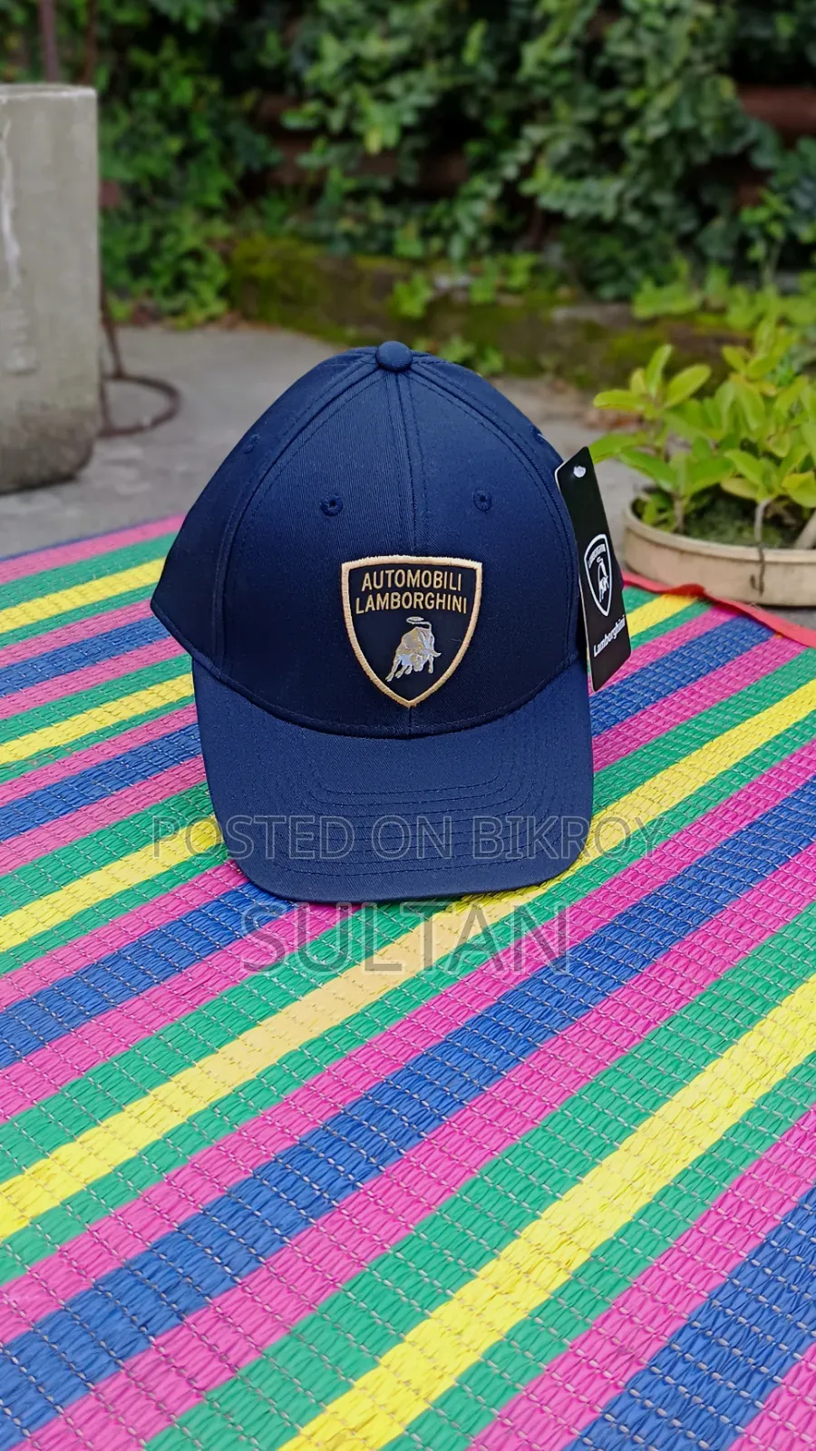 Lamborghini Blue Cap