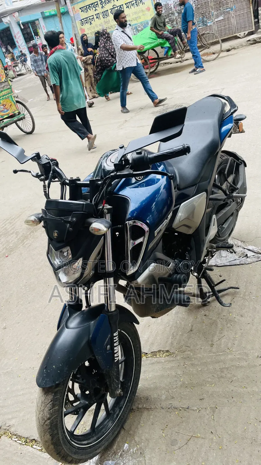 ইয়ামাহা এফজেডএস ভি৩ ২০২২ নীল