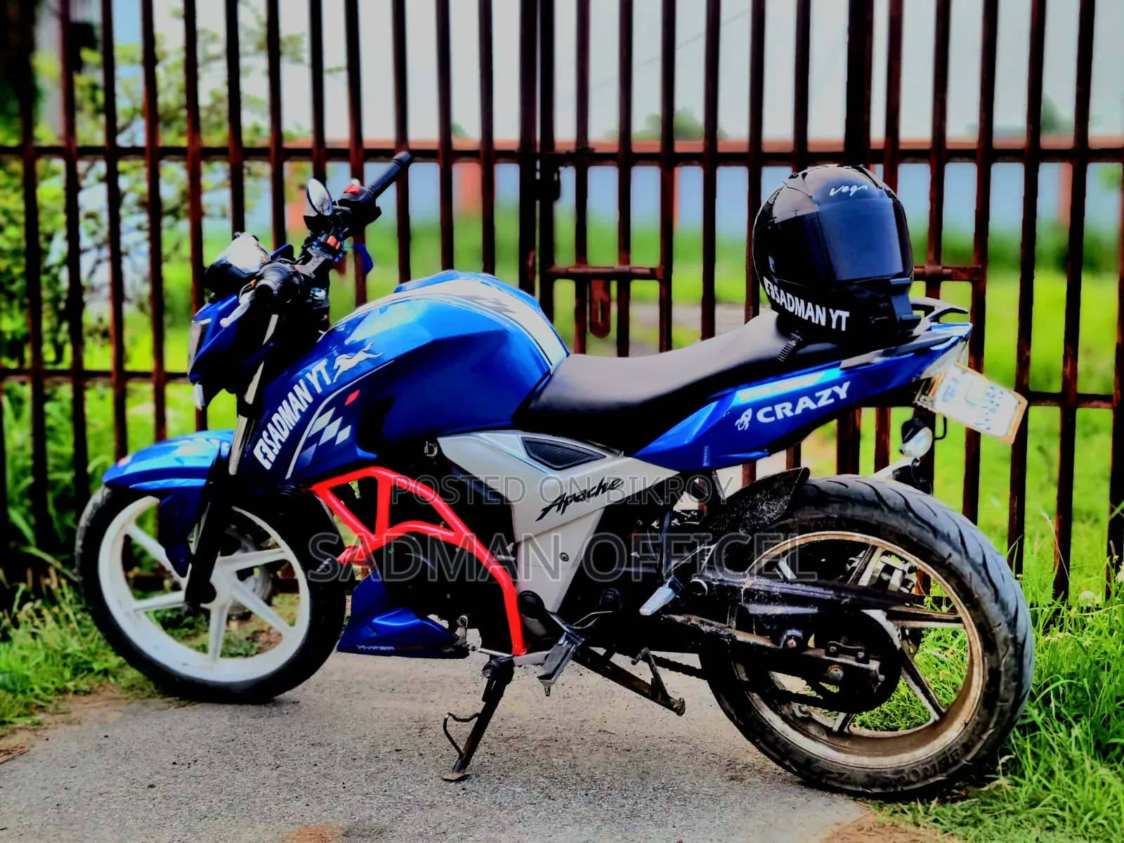 টিভিএস অ্যাপাচে আরটিআর ১৬০ ৪ভি ২০২১ নীল