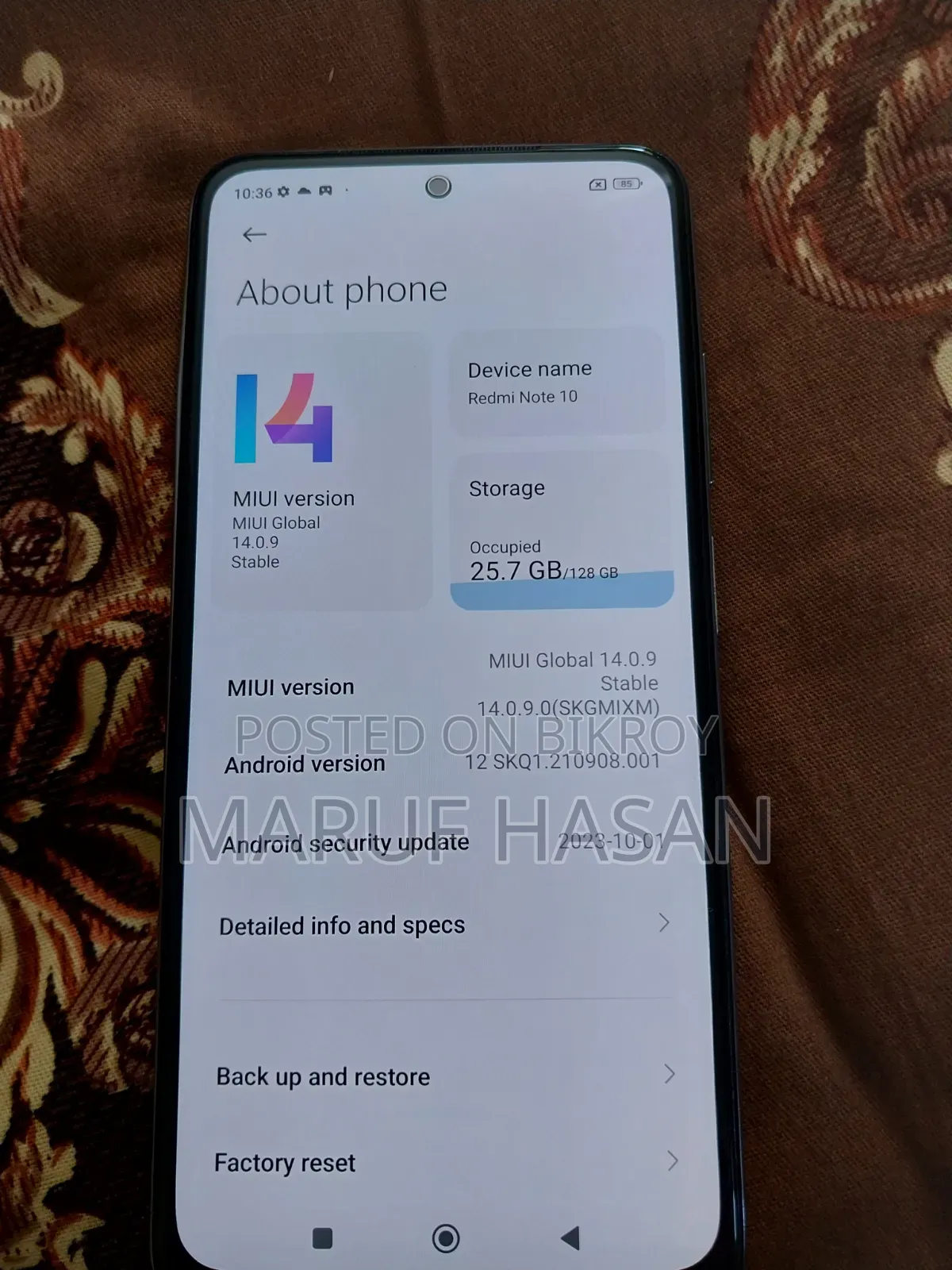 Xiaomi Mi Note 10 128 GB White